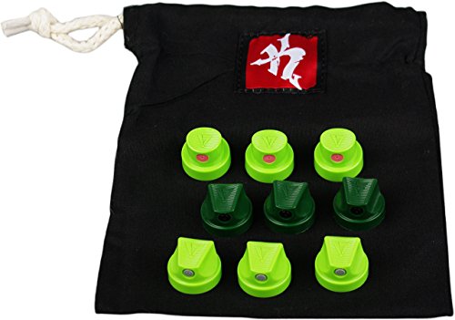 Montana Sprühkopf, Ersatzsprühköpfe für Sprühflasche Spraydose fein mittel dick Cap Pack Spraycaps mit Zuziehbeutel Montana Sprühkopf, Ersatzsprühköpfe für Sprühflasche Spraydose fein mittel dick Cap Pack Spraycaps mit Zuziehbeutel von Montana