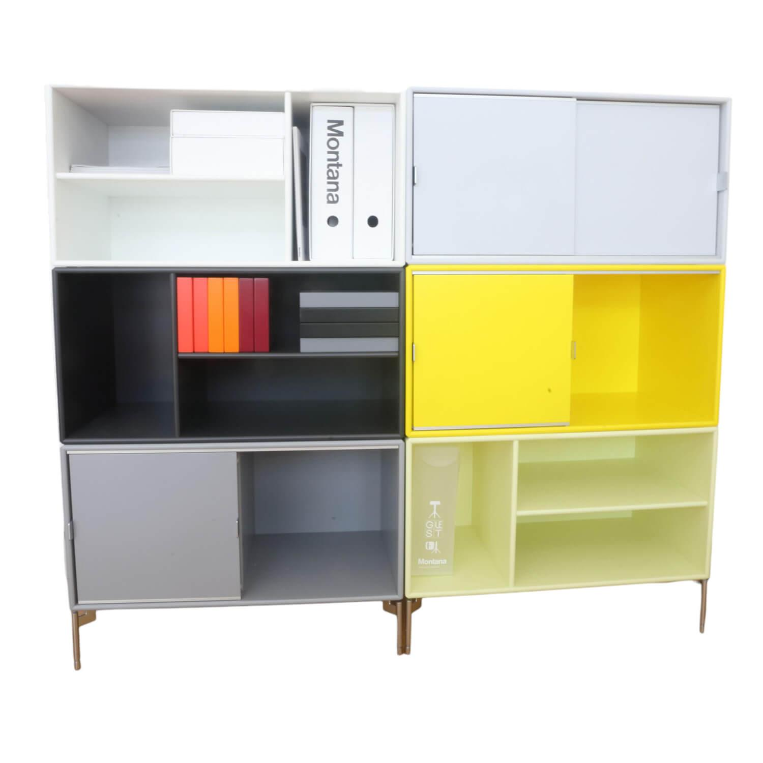 Sideboard Lack Lemon Grün Tokyo Yellow Gelb Anthracite Fjord Grau Und New White ... von Montana