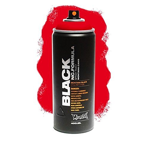 Montana BLK2093 Code Red Sprühlack, Rot, 400 ml von Montana