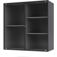 Vitrinenschrank Ripple II anthracite von Montana