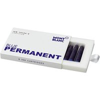 MONTBLANC Blue permanent Tintenpatronen für Füller blau 8 St. von Montblanc