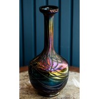 Pallme-König Boho Art Glass Vase von MontclairAntiques