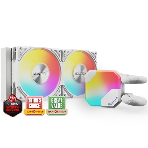 Montech Kit Watercooling AIO HyperFlow RGB - 240mm (Blanc) von Montech