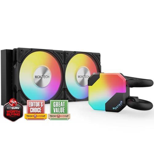 Montech Kit Watercooling AIO HyperFlow RGB - 240mm (Noir) von Montech