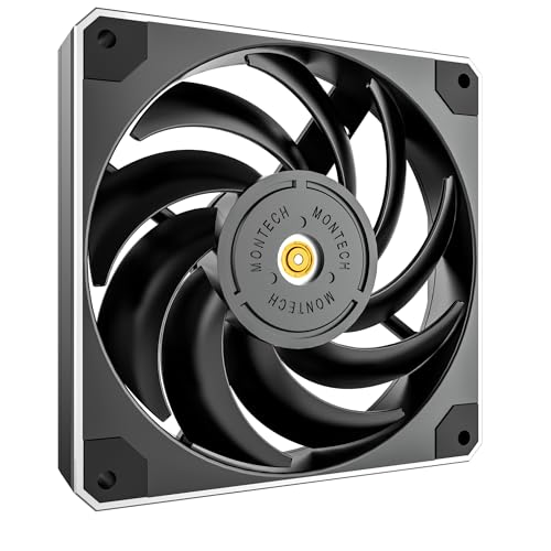 Montech Metall 120 PWM, leistungsstarker leiser Kühlventilator, 4-polig von Montech