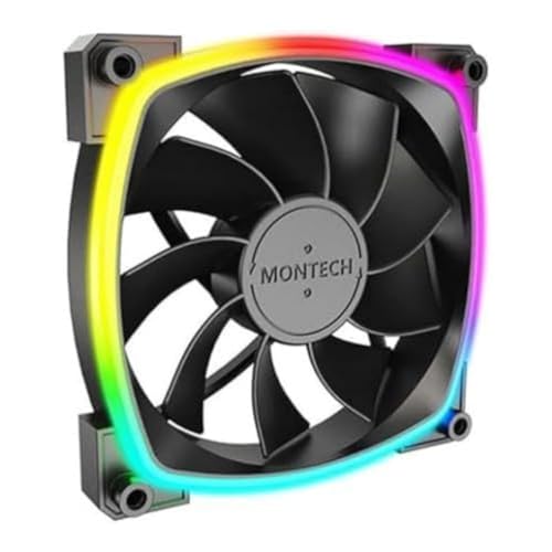 Montech RX120 PWM ARGB Lüfter - 120mm, schwarz von Montech