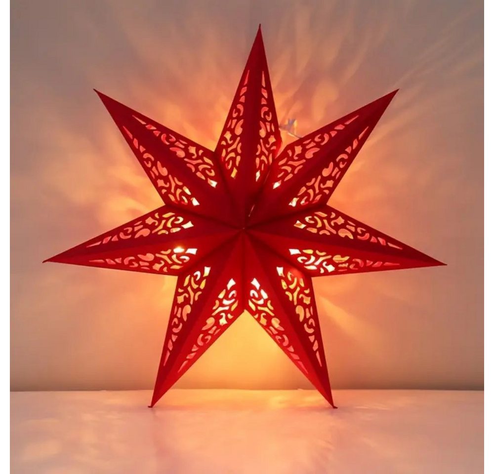 Montegoni Lichterkette Weihnachtsstern Papierstern 45 cm mit LED – Weihnachts Fensterdeko, Faltbar, Mit LED-Lichterkette, Wiederverwendbar, Leicht aufzuhängen Montegoni Lichterkette Weihnachtsstern Papierstern 45 cm mit LED – Weihnachts Fensterdeko, Faltbar, Mit LED-Lichterkette, Wiederverwendbar, Leicht aufzuhängen von Montegoni