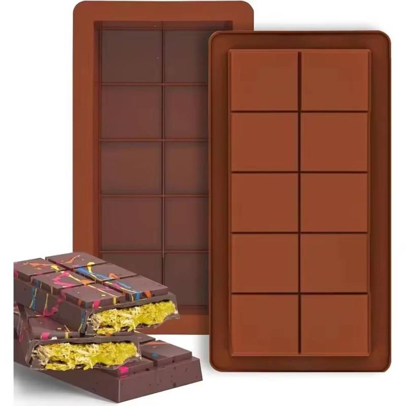 Montegoni Schokoladenform 2er-Set Dubai Silikonform für Schokoriegel & Pralinen PH010, Lebensmittelechtes Material, Antihaft-Beschichtung von Montegoni
