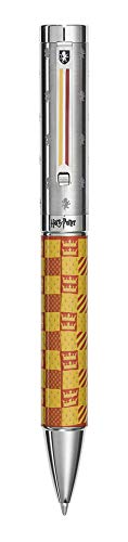 Montegrappa Harry Potter Gryffindor Kugelschreiber aus Edelstahl, mit Gryffindor Logo, in der Farbe Orange/Rot, mit Dreh-Mechanik, Maße: 14.2 x 1.48 cm, 54.50 g, ISHPRBGF von Montegrappa