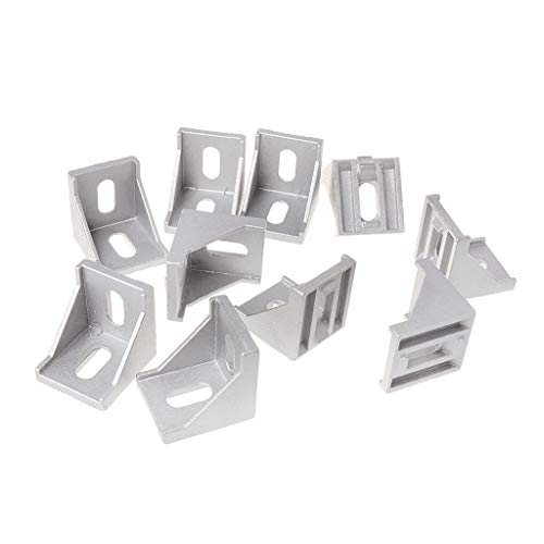 10 Stück 4040 Befestigungswinkel 40 x 40 L Verbindungsstück Aluminium Eckwinkel Gelenkbefestigung Fitting Winkel von Montesy
