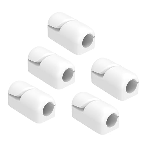 Kabel-Clips, Kabel-Organizer, Kabel-Management, Ladedraht-Halter, Clip für Schreibtisch, Zuhause, Büro, Auto, Kabel-Management, 5 Stück Kabel-Clips, Kabel-Organizer, Kabel-Management, Ladedraht-Halter, Clip für Schreibtisch, Zuhause, Büro, Auto, Kabel-Management, 5 Stück von Montesy