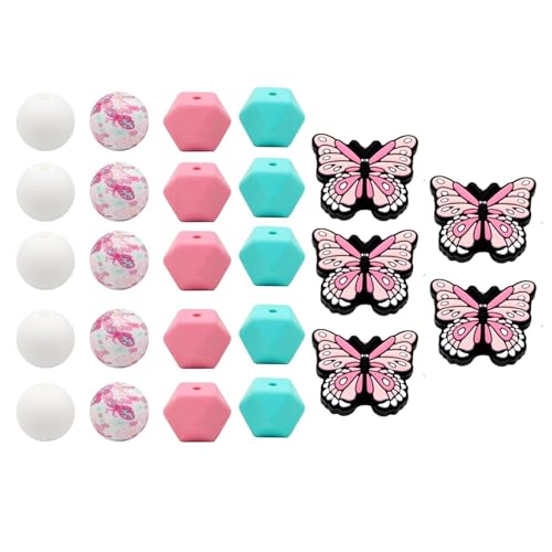 Montesy Kreative Silikonperlen für die Herstellung von Schlüsselanhängern eröffnen die Möglichkeiten mit verschiedenen Formen und Farben zum Basteln Montesy Kreative Silikonperlen für die Herstellung von Schlüsselanhängern eröffnen die Möglichkeiten mit verschiedenen Formen und Farben zum Basteln von Montesy