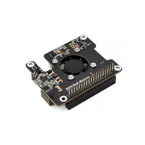 Montesy Power Over Ethernet HAT mit Lüfter und Metallkühlkörper unterstützt 802.3af/at Erweiterungsplatine Montesy Power Over Ethernet HAT mit Lüfter und Metallkühlkörper unterstützt 802.3af/at Erweiterungsplatine von Montesy