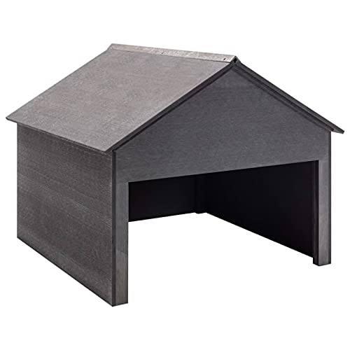 Montloxs Rasenmäher Garage, Mähroboter Garage, Rasenroboter Carport, für Rasenmäher, Grau 80x80x70 cm WPC Montloxs Rasenmäher Garage, Mähroboter Garage, Rasenroboter Carport, für Rasenmäher, Grau 80x80x70 cm WPC von Montloxs