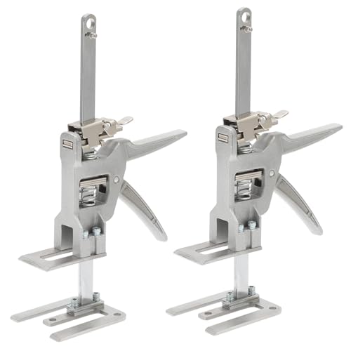 Monucep 2 Stück 30cm Arbeitssparender Arm, Ganzmetall Hebewerkzeug 150kg Kapazität, Arm Handwerkzeugheber mit Skala, Hebevorrichtung für Möbel, Tür, Präzise Kontrolle bei langsamem/schnellem Abstieg von Monucep