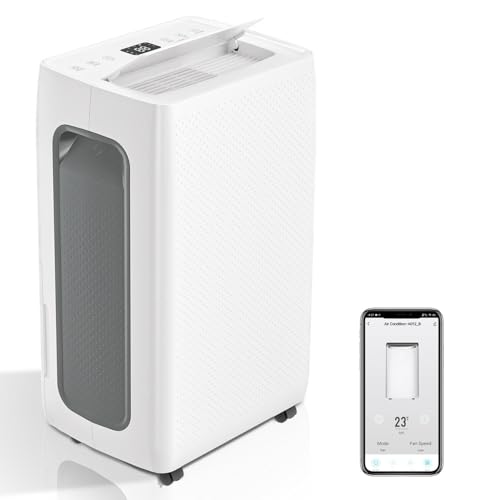 Monucep 26L/24 h Luftentfeuchter elektrisch Keller mit App & WLAN, Entfeuchter elektrisch für Raumgrößen bis zu 150m³/50m², Raumentfeuchter Elektrisch mit Ablaufschlauch, Timer 24H, Leise Entfeuchter Monucep 26L/24 h Luftentfeuchter elektrisch Keller mit App & WLAN, Entfeuchter elektrisch für Raumgrößen bis zu 150m³/50m², Raumentfeuchter Elektrisch mit Ablaufschlauch, Timer 24H, Leise Entfeuchter von Monucep
