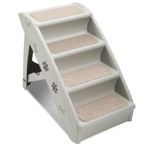 Monucep Hundetreppe,Klappbar Haustiertreppe,62×38×48.5CM Treppe Hund,Maximum Load 75 kg Hundetreppe Bett,mit Rutschfester,für Hunde und Katzen Monucep Hundetreppe,Klappbar Haustiertreppe,62×38×48.5CM Treppe Hund,Maximum Load 75 kg Hundetreppe Bett,mit Rutschfester,für Hunde und Katzen von Monucep