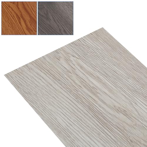 Monucep PVC Bodenbelag Selbstklebend Vinylboden ca. 1 m²/ 7 Fliesen Selbstklebende Vinyl Fliesen, Rutschfest Wasserfest Bodenfliesen Selbstklebend, Laminat Dielen für Wohnzimmer Küche, White Oak Monucep PVC Bodenbelag Selbstklebend Vinylboden ca. 1 m²/ 7 Fliesen Selbstklebende Vinyl Fliesen, Rutschfest Wasserfest Bodenfliesen Selbstklebend, Laminat Dielen für Wohnzimmer Küche, White Oak von Monucep