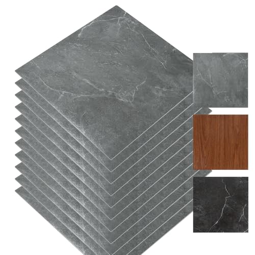 Monucep PVC Bodenbelag Selbstklebend Vinylboden ca. 5 m²/ 55 Fliesen Selbstklebende Vinyl Fliesen, Rutschfest Wasserfest Bodenfliesen Selbstklebend, Laminat Dielen für Wohnzimmer Küche, Grau Marmor Monucep PVC Bodenbelag Selbstklebend Vinylboden ca. 5 m²/ 55 Fliesen Selbstklebende Vinyl Fliesen, Rutschfest Wasserfest Bodenfliesen Selbstklebend, Laminat Dielen für Wohnzimmer Küche, Grau Marmor von Monucep