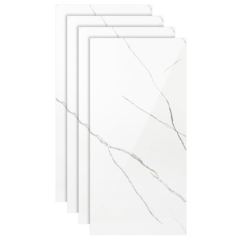 Monucep Wandpaneel Marmoroptik 120x60cm, PVC Wandverkleidung,8 stück Wandpaneel für Küchenrückwand,Wasserfeste Duschrückwand,Küchenrückwand für Bad,Dusche,Küche,Weiß Monucep Wandpaneel Marmoroptik 120x60cm, PVC Wandverkleidung,8 stück Wandpaneel für Küchenrückwand,Wasserfeste Duschrückwand,Küchenrückwand für Bad,Dusche,Küche,Weiß von Monucep