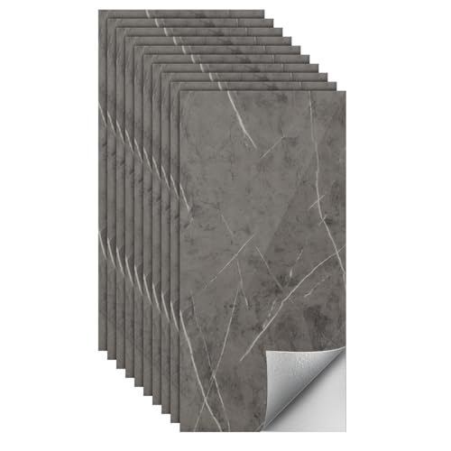 Monucep Wandpaneel Marmoroptik 60x30cm, 20 stück küchenrückwand,PET Küchenrückwand selbstklebend,Wandverkleidung Marmoroptik für Küche & Bad,Küchenrückwand Platte Wandpaneel,Blitz-Grau Monucep Wandpaneel Marmoroptik 60x30cm, 20 stück küchenrückwand,PET Küchenrückwand selbstklebend,Wandverkleidung Marmoroptik für Küche & Bad,Küchenrückwand Platte Wandpaneel,Blitz-Grau von Monucep