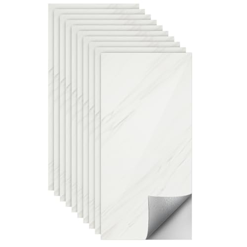 Monucep Wandpaneel Marmoroptik 60x30cm, 20 stück küchenrückwand,PET Küchenrückwand selbstklebend,Wandverkleidung Marmoroptik für Küche & Bad,Küchenrückwand Platte Wandpaneel,Jazz Weiß Monucep Wandpaneel Marmoroptik 60x30cm, 20 stück küchenrückwand,PET Küchenrückwand selbstklebend,Wandverkleidung Marmoroptik für Küche & Bad,Küchenrückwand Platte Wandpaneel,Jazz Weiß von Monucep
