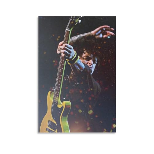 Monyanjm Billie Joe Armstrong-Foto-Leinwand-Poster für Zuhause, Schlafzimmer, Wohnzimmer, Büro, dekorativ, 60 x 90 cm von Monyanjm