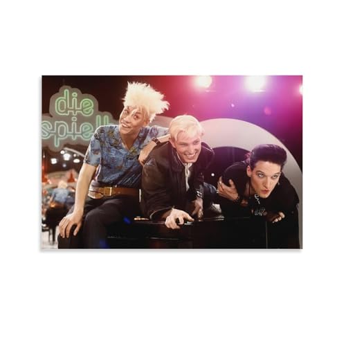 Monyanjm Farin Urlaub Germany – Performing Punk Rock Band Vintage Foto Leinwand Poster High Definition Druck für Home Office Wall Art Deco ungerahmt 20 x 30 cm von Monyanjm