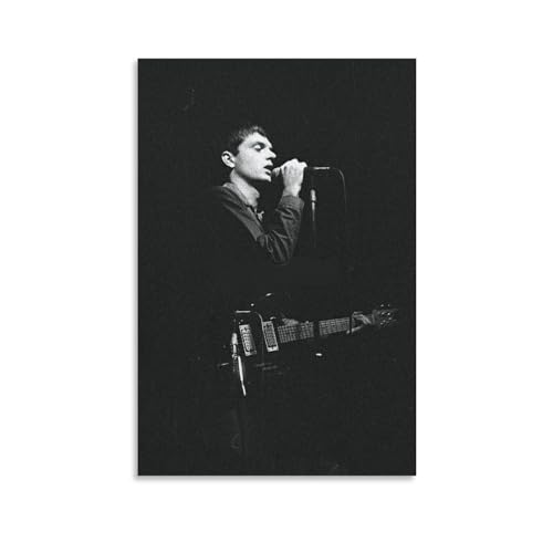 Monyanjm Ian Curtis Leinwand-Poster für Zuhause, Schlafzimmer, Wohnzimmer, Büro, dekorativ, 60 x 90 cm von Monyanjm