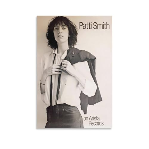 Monyanjm Patti Smith Vintage Leinwand-Poster für Zuhause, Schlafzimmer, Wohnzimmer, Büro, dekorativ, 50 x 75 cm von Monyanjm