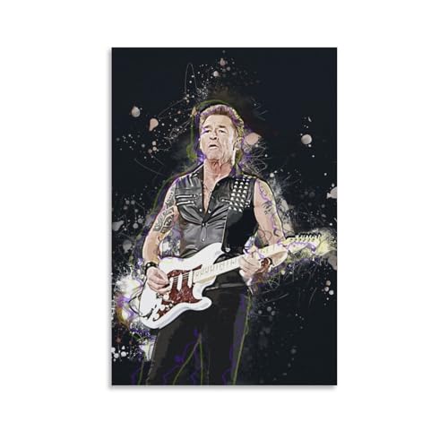 Monyanjm Peter Maffay Faszinierendes Kunst-Leinwand-Poster, hochauflösender Druck für Zuhause, Büro, Wandkunst, ungerahmt, 50 x 75 cm von Monyanjm