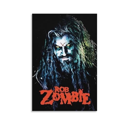 Monyanjm Rob Robert Bartleh Cummings Zombie – Hellbilly Leinwand-Poster für Zuhause, Schlafzimmer, Wohnzimmer, Büro, dekorativ, 20 x 30 cm von Monyanjm