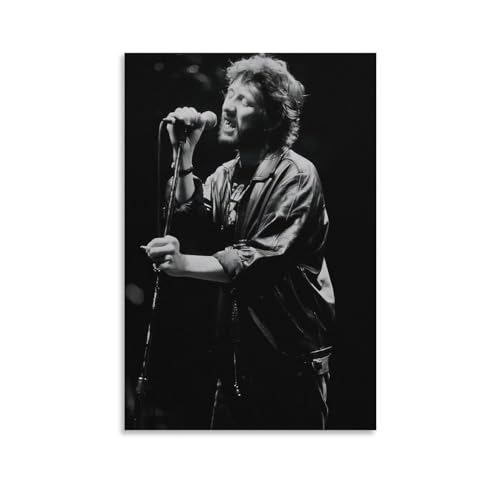 Monyanjm Shane MacGowan Gig-Leinwand-Poster, hochauflösender Druck für Zuhause, Büro, Wandkunst, ungerahmt, 40 x 60 cm von Monyanjm