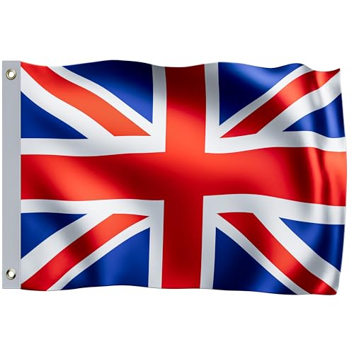 MONZANA® UK Flagge 150x90cm Vereinigtes Königreich Metallösen strapazierfähig Fahne 100% Polyester Garten Outdoor Indoor Länder doppelt umsäumte Kanten Pflegeleicht von Monzana