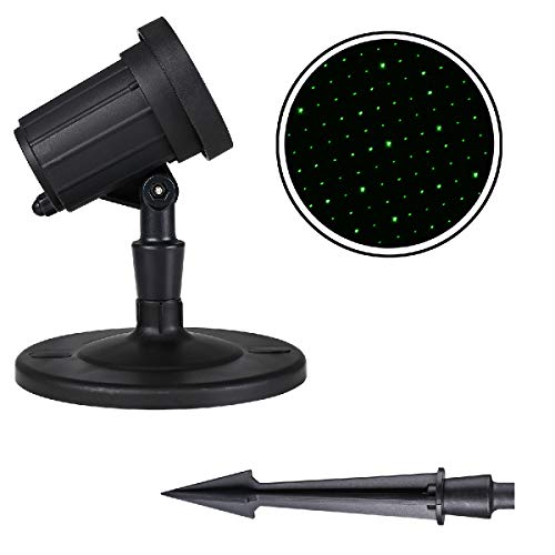 MONZANA® LED Projektor Weihnachten Außen 100m² Timer Sternenhimmel Weihnachtsdeko Beleuchtung Party Deko Strahler Projektionslampe Projektorlampe von Monzana