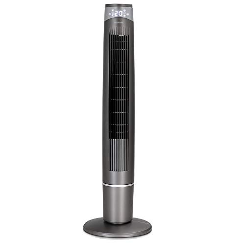 Monzana® Turmventilator 120cm Fernbedienung Timer 3 Modi 90° Oszillation Säulenventilator Standventilator Ventilator Luftkühler Air Cooler Ionisator von Monzana