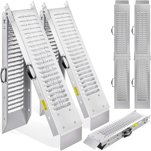 MONZANA® 2X Auffahrrampe 400kg (je 200kg) klappbar Laderampe verzinkter Stahl rutschfeste Oberfläche Auffahrschiene Verladerampe PKW Verladeschiene MONZANA® 2X Auffahrrampe 400kg (je 200kg) klappbar Laderampe verzinkter Stahl rutschfeste Oberfläche Auffahrschiene Verladerampe PKW Verladeschiene von Monzana