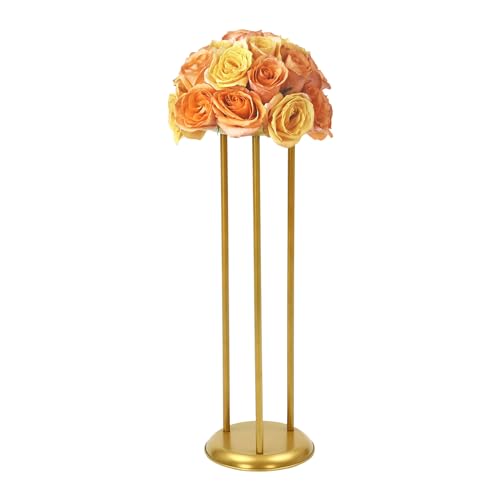 6 Pcs Runde Hoch Bodenvase Blumensäule aus Kohlenstoffstahl, Blumenvasen Blumenständer mit Basis und Tablett, Pflanzenständer Hochzeitsvase Säule Blumenregale für Party Geburtstag Jubiläum (60 cm) 6 Pcs Runde Hoch Bodenvase Blumensäule aus Kohlenstoffstahl, Blumenvasen Blumenständer mit Basis und Tablett, Pflanzenständer Hochzeitsvase Säule Blumenregale für Party Geburtstag Jubiläum (60 cm) von MooBeey