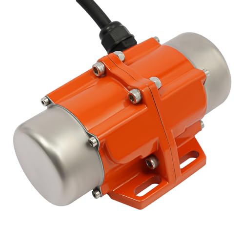 60W Einzelphase Vibrationsmotor aus Aluminiumlegierung mit Drehzahlregler, Verstellbarer Exzenterblock Asynchroner Vibrationsmotor, 1 Phase Asynchron-Vibrationsmotor Mehrzweckmotor von MooBeey