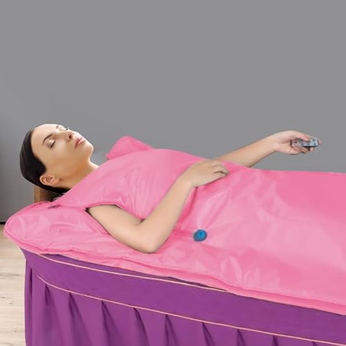 650W Ferninfrarot Saunadecke aus Oxford-Stoff und Faserstoff, 2 Zone Einstellbare Temperatur Infrarot Saunadecke mit Fernbedienung, Infrared Sauna Blanket Ferninfrarot Heizdecke für Entspannung Detox von MooBeey