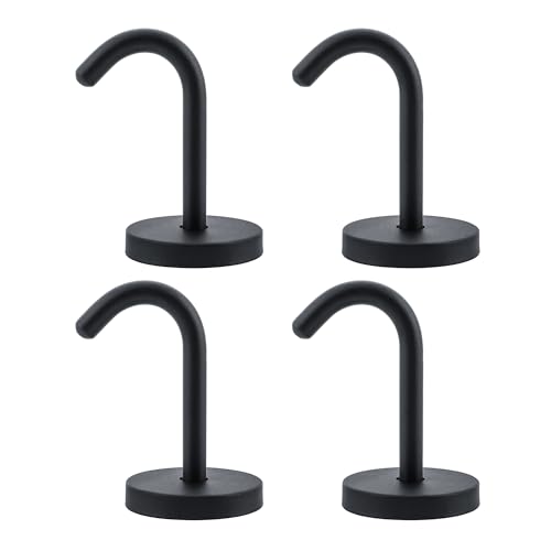 Mooche Decken-Haken,4er Set, Edelstahl Garderobenhaken,6cm Wandhaken Starke Mehrzweckhaken für Lager, Werkstatt & Garten von Mooche