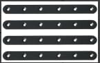 Mooche Flat Straight Corner Braces Edelstahl-Verbindungselemente für Möbel mit geraden Platten und Geraden Streben (245 * 20 * 3mm) von Mooche