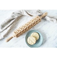 Bedlington Terrier Teigroller Mit Gravur - Holz Nudelholz Hundemuster Familien Back Geschenk Für Weihnachten Und Ostern Bedlington Terrier Teigroller Mit Gravur - Holz Nudelholz Hundemuster Familien Back Geschenk Für Weihnachten Und Ostern von MoodForWood