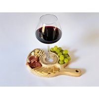 Weinglas Halter Weinregal Food Serviertablett Appetizer Teller Geschenke Für Frauen Weinliebhaber Geschenk Platte Einweihungsgeschenk Weingläser von Mooddecoshop