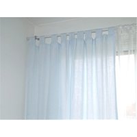 Leinen Vorhangplatte , Fensterplatte, Draperie - Babyblaues von MoodsStore