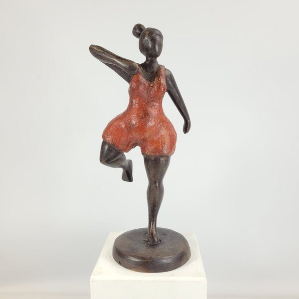 Moogoo Creative Africa Bronze-Skulptur "Bobaraba Gymnaste" by Alain Soré | 1kg 23cm | Unikate von Moogoo Creative Africa