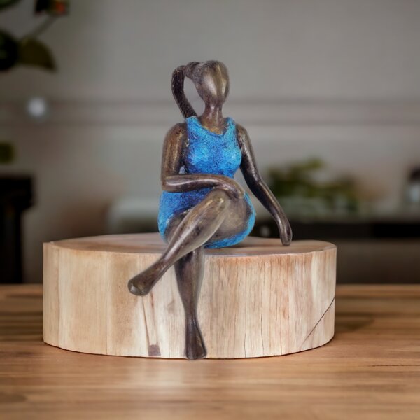 Moogoo Creative Africa Bronze-Skulptur "Bobaraba Lola" by Alain Soré | 20cm 800g | verschiedene Farben von Moogoo Creative Africa