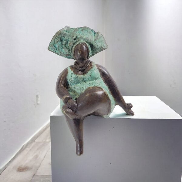 Moogoo Creative Africa Bronze-Skulptur "Bobaraba Yolanda" Unikate by Hamidou | handgemacht von Moogoo Creative Africa