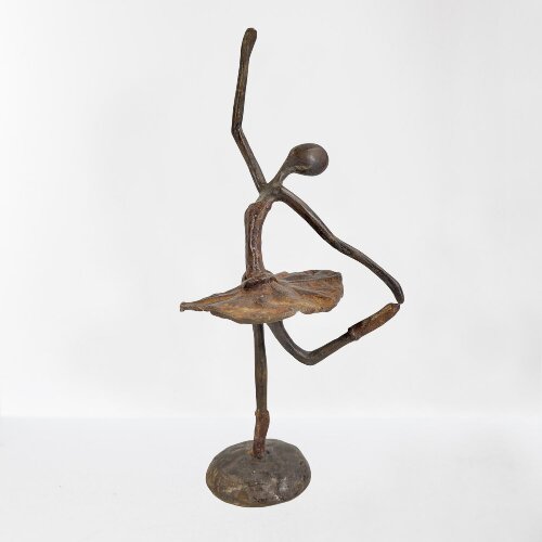 Moogoo Creative Africa Bronze-Skulptur "Danseuse de ballet" 27 cm Unikat von Moogoo Creative Africa