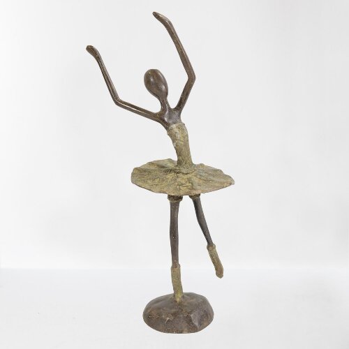 Moogoo Creative Africa Bronze-Skulptur "Danseuse de ballet" 27 cm Unikat von Moogoo Creative Africa